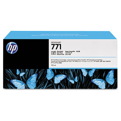 HP ( 771) Ink Cartridge, 775 mL, Photo Black B6Y21A HEWB6Y21A CE043A