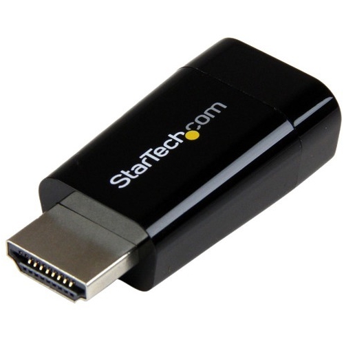 StarTech.com Compact HDMI to VGA Adapter Converter - 1920x1200/1080p HD2VGAMICRO