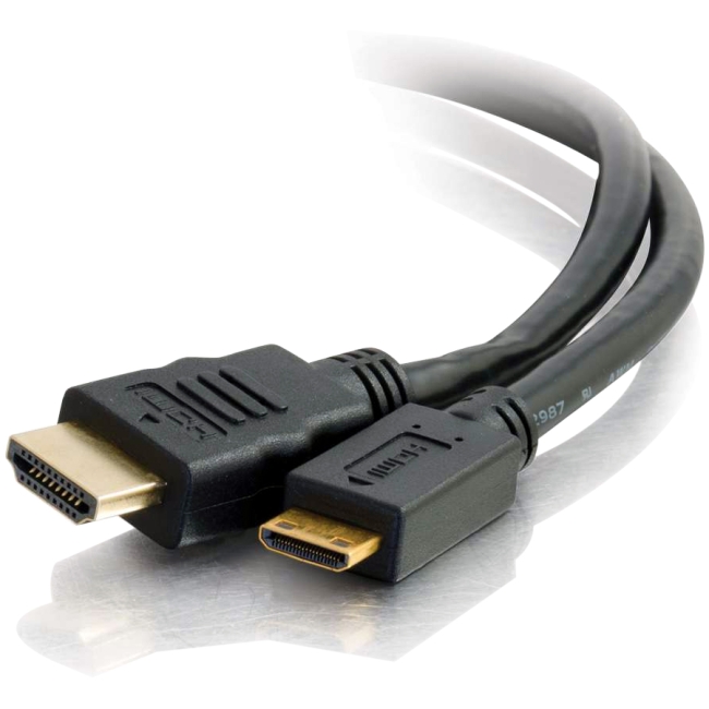 C2G 2m High Speed HDMI to HDMI Mini Cable with Ethernet (6.56ft) 40307
