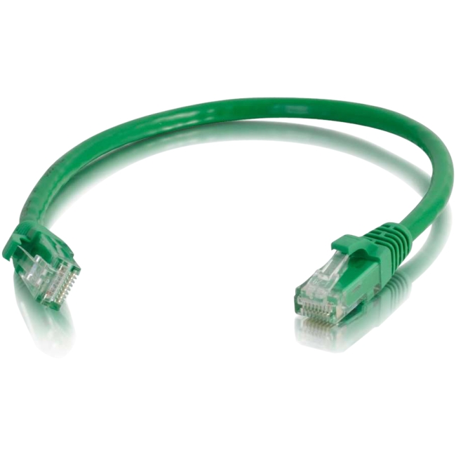 C2G 6in Cat5e Snagless Unshielded (UTP) Network Patch Cable - Green 00934
