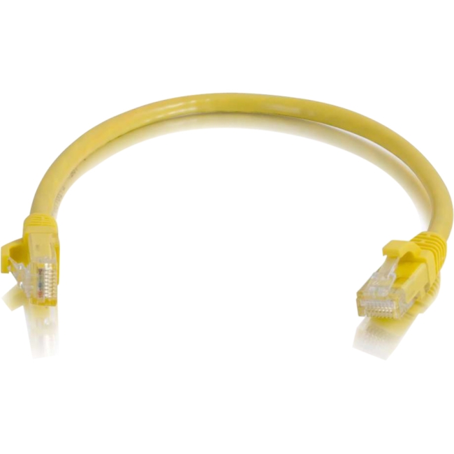C2G 6in Cat5e Snagless Unshielded (UTP) Network Patch Cable - Yellow 00936