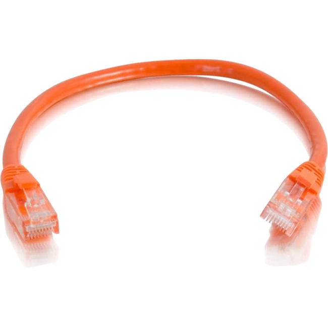 C2G 6in Cat5e Snagless Unshielded (UTP) Network Patch Cable - Orange 00937
