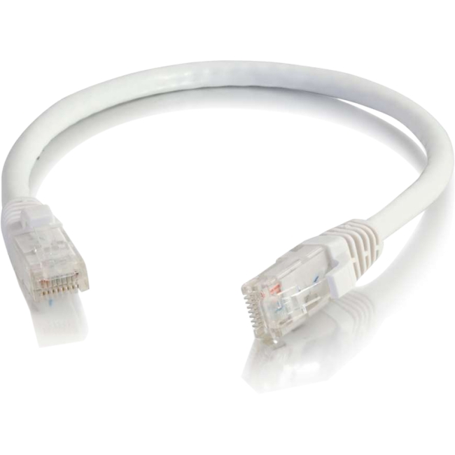 C2G 6in Cat5e Snagless Unshielded (UTP) Network Patch Cable - White 00939