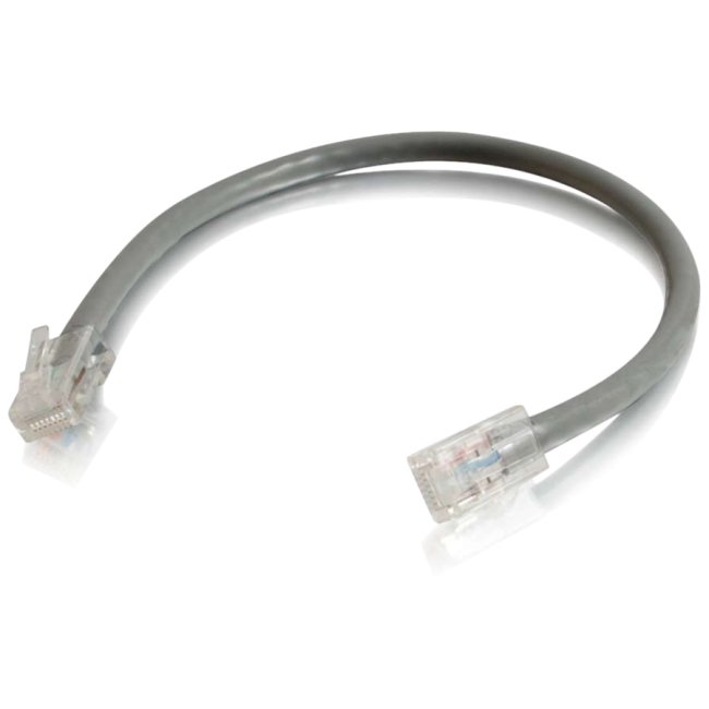 C2G 6in Cat5e Non-Booted Unshielded (UTP) Network Patch Cable - Gray 00941