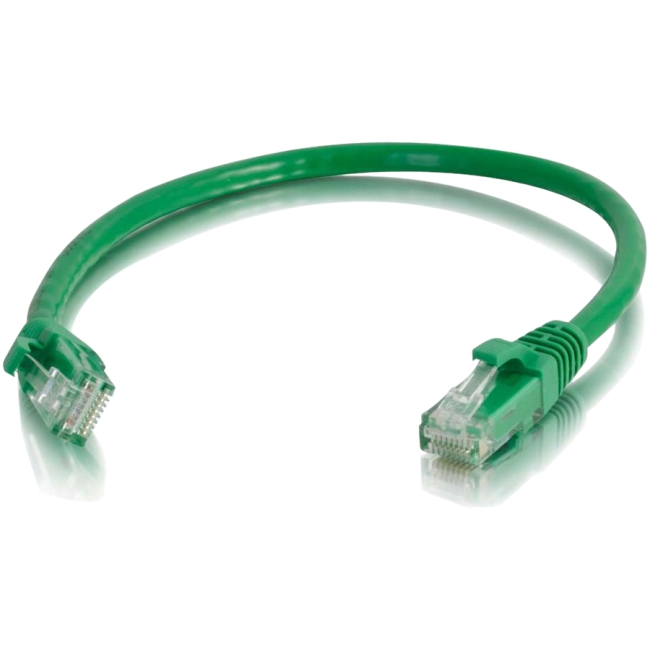 C2G 6in Cat6 Snagless Unshielded (UTP) Network Patch Cable - Green 00954