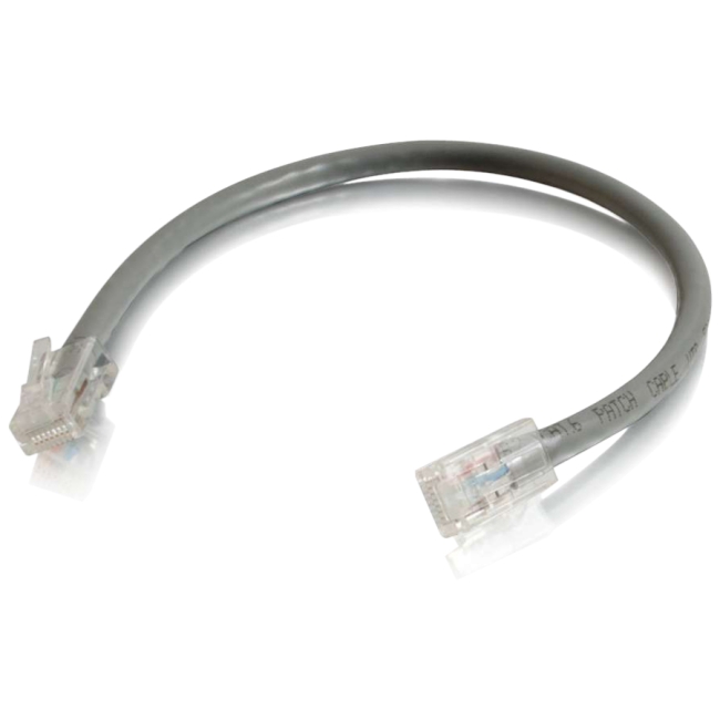 C2G 6in Cat6 Non-Booted Unshielded (UTP) Network Patch Cable - Gray 00961