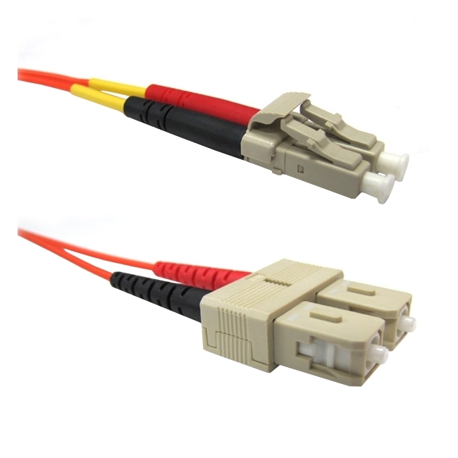 Weltron LC/SC Multi-mode 62.5/125M Orange Fiber Patch Cables 90-5002-8M