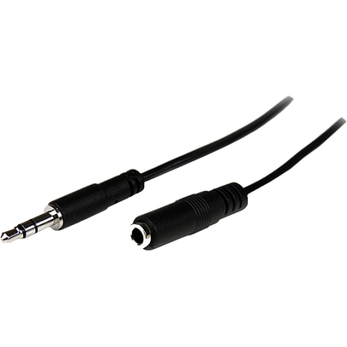 StarTech.com 2m Slim 3.5mm Stereo Extension Audio Cable - M/F MU2MMFS