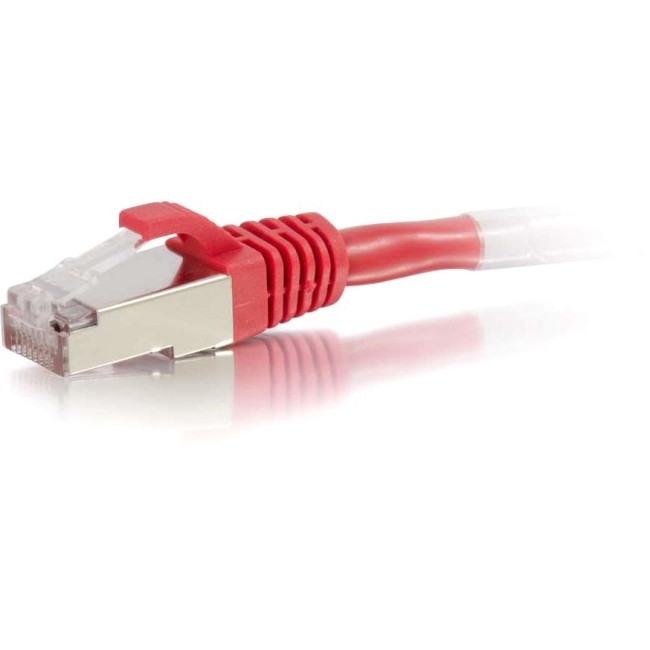 C2G 4ft Cat6 Snagless Shielded (STP) Network Patch Cable - Red 00845