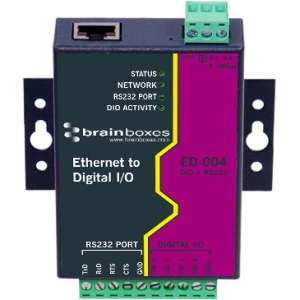 Brainboxes 4 Port Selectable DIO + RS232 ED-004