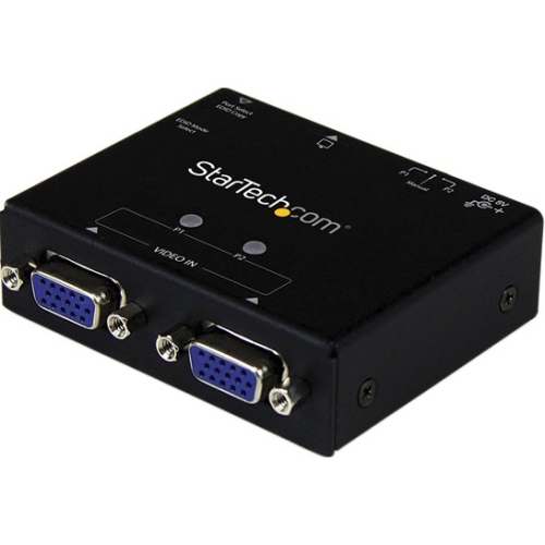 StarTech.com 2-Port VGA Auto Switch Box with Priority Switching and EDID Copy ST122VGA