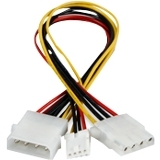 Xeal Molex to 1 Molex and 1 Floppy Y-Cable ATC-Y-MFM