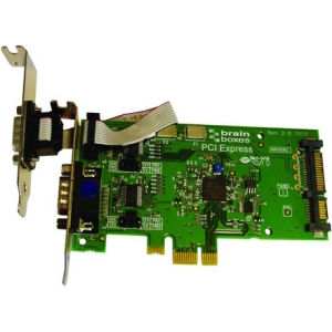 Brainboxes PCIe 2xRS232 POS 1A SATA PX-801