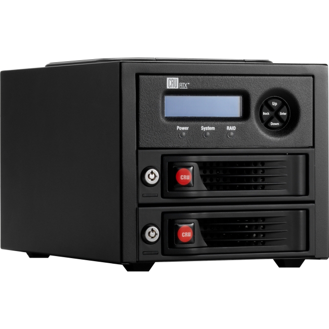 CRU Enclosure with RAID, two TrayFree Bays and USB 3.0 35220-3138-2200 RTX220-3QR