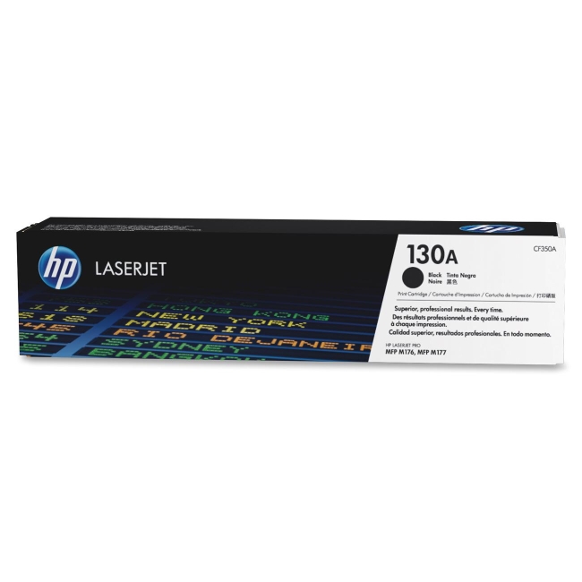 HP Black Original LaserJet Toner Cartridge CF350A 130A