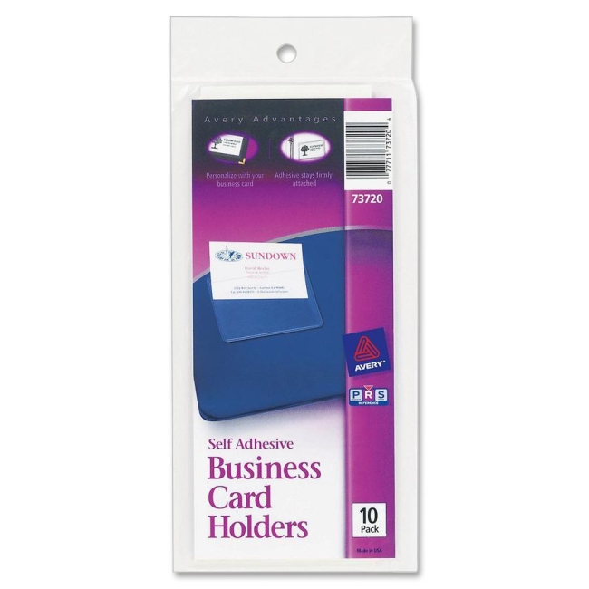 Avery Self-Adhesive Business Card Holder 73720