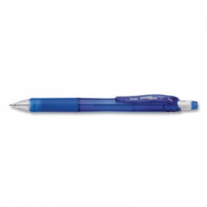 Pentel EnerGize-X Mechanical Pencil, 0.7 mm, HB (#2.5), Black Lead, Blue Barrel, Dozen PENPL107C PL107C
