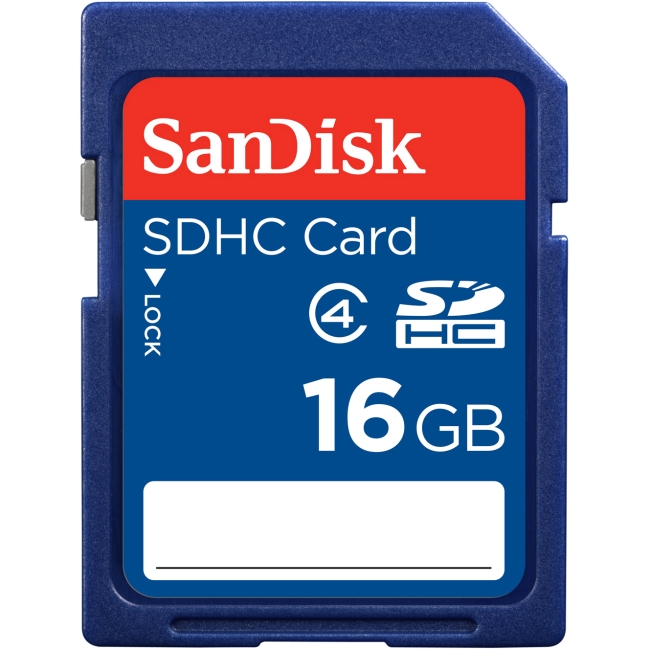 SanDisk 16GB Secure Digital High Capacity (SDHC) - Class 4 SDSDB-016G-A46