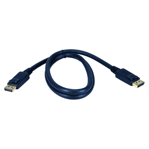 QVS 15ft DisplayPort Digital A/V Cable with Latches DP-15