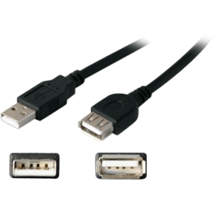 AddOn 6in (15cm) USB 2.0 A to A Extension Cable - Male to Female USBEXTAA6INB