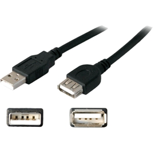 AddOn Bulk 5 Pack 6in (15cm) USB 2.0 A to A Extension Cable - M/F USBEXTAA6INB-5PK