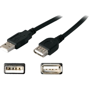 AddOn Bulk 5 Pack 6ft (1.8M) USB 2.0 A to A Extension Cable - M/F USBEXTAA6-5PK