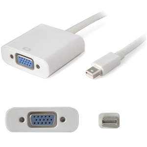 AddOn Bulk 5 Pack Mini-Displayport to VGA White Adapter Cable - M/F MDISPORT2VGAW-5PK
