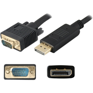 AddOn Bulk 5 Pack 6ft (1.8M) DisplayPort to VGA Adapter Cable - M/M DISPORT2VGA6F-5PK