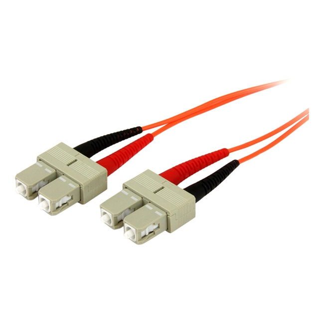 StarTech.com 3m OFNP Plenum Multimode 50/125 Duplex Fiber Patch Cable SC - SC 50FIBPSCSC3