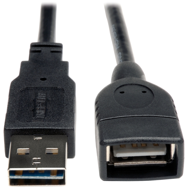 Tripp Lite Universal Reversible USB 2.0 A-Male to A-Female Extension Cable - 6ft UR024-006