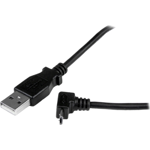 StarTech.com 2m Micro USB Cable - A to Up Angle Micro B USBAUB2MU