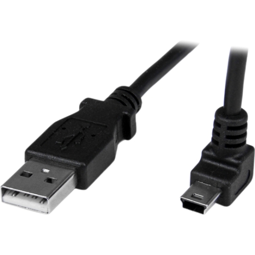 StarTech.com 1m Mini USB Cable - A to Up Angle Mini B USBAMB1MU