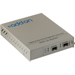 AddOn 10G OEO Converter with 2 open SFP+ slot Standalone Kit ADD-MCC10G2SFP-SK