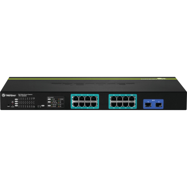 TRENDnet 16-Port Gigabit Web Smart PoE+ Switch TPE-1620WS