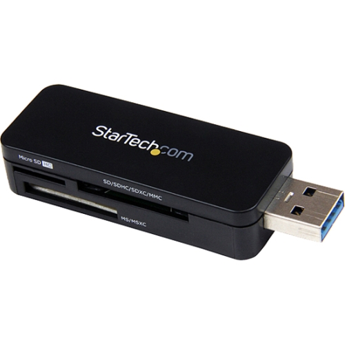 StarTech.com USB 3.0 External Flash Multi Media Memory Card Reader - SDHC MicroSD FCREADMICRO3