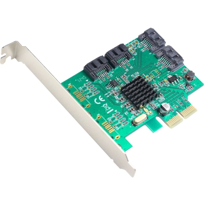 SYBA Multimedia 4-port SATA III PCI-e Version 2.0, x2 Slot Controller Card SI-PEX40057