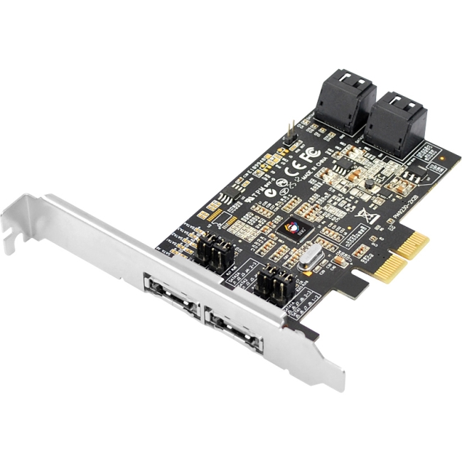 SIIG DP SATA 6Gb/s 4-Port Hybrid PCIe SC-SA0R11-S1