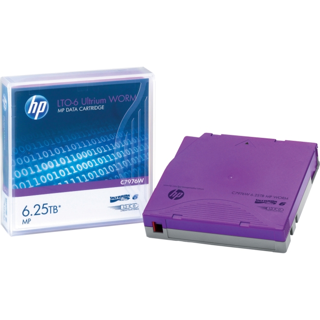 HP LTO-6 Ultrium 6.25TB MP WORM Data Cartridge C7976W