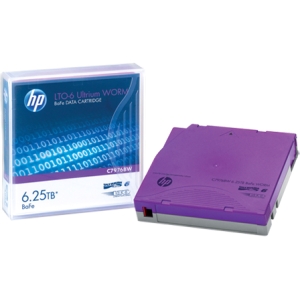 HP LTO-6 Ultrium 6.25TB BaFe WORM Data Cartridge C7976BW