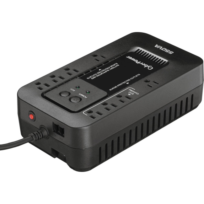 CyberPower Ecologic 550VA/330W Energy Efficient Desktop ECO UPS EC550G