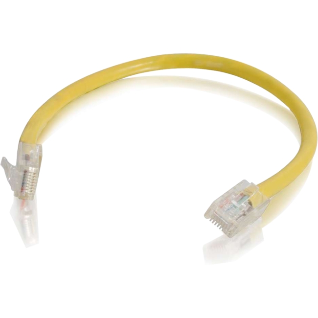 C2G 6in Cat5e Non-Booted Unshielded (UTP) Network Patch Cable - Yellow 00946
