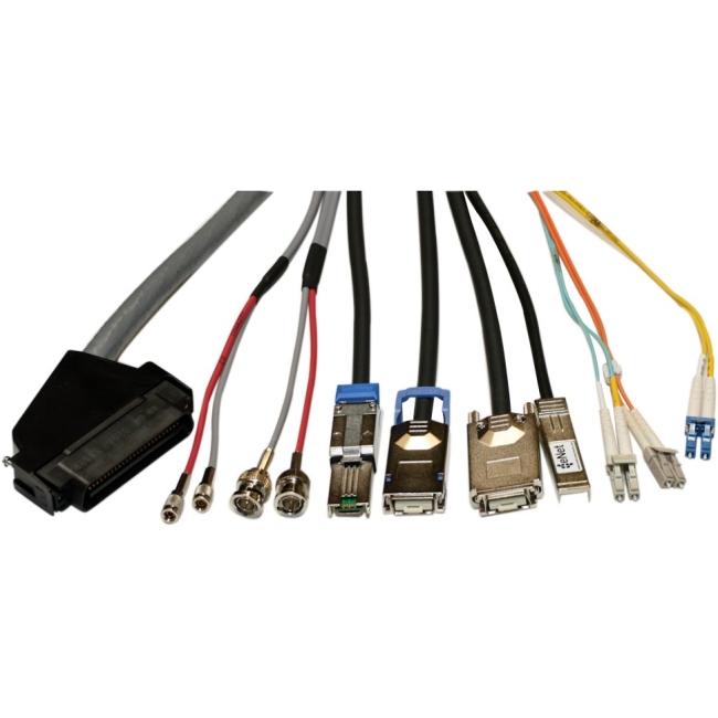 ENET Male RJ45 to Dual Female BNC (Unbalanced) E1 Cable CABE1-RJ45BNCENC