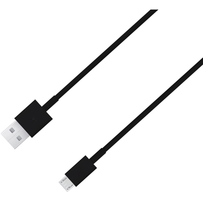 4XEM Micro USB To USB Data/Charge Cable For Samsung/HTC/Blackberry (Black) 4XMUSBCBLBK