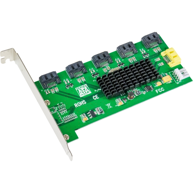 SYBA Multimedia 1:5 (5x1) Internal SATA II Port Multiplier (PM), Plug and Play, Non-RAID Version SI-PCI40074