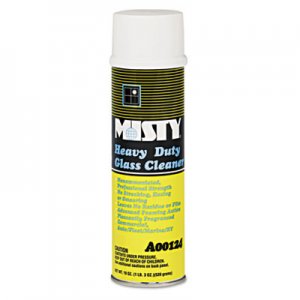 MISTY Heavy-Duty Glass Cleaner, Citrus, 20 oz Aerosol Spray, 12/Carton AMR1001482 1001482