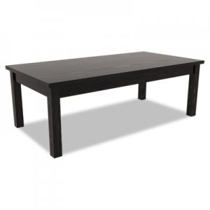 Alera Valencia Series Occasional Table, Rectangle, 47-1/4 x 20 x 16-3/8, Black ALEVA7548BK