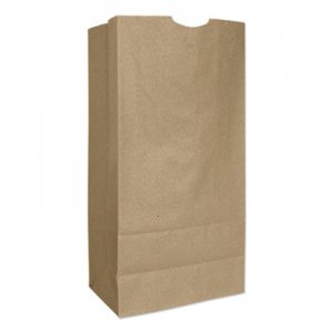 Genpak Grocery Paper Bags, 57 lbs Capacity, #16, 7.75"w x 4.81"d x 16"h, Kraft, 500