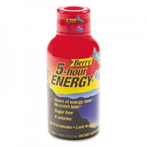 5-hour ENERGY Energy Drink, Berry, 1.93oz Bottle, 12/Pack AVTSN500181 LVS500181