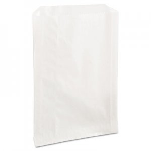 Bagcraft Grease-Resistant Single-Serve Bags, 6.5" x 8", White, 2,000/Carton BGC300422 300422
