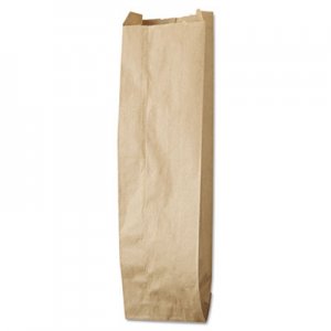 Genpak Liquor-Takeout Quart-Sized Paper Bags, 35 lbs Capacity, Quart, 4.25"w x 2.5"d x 16